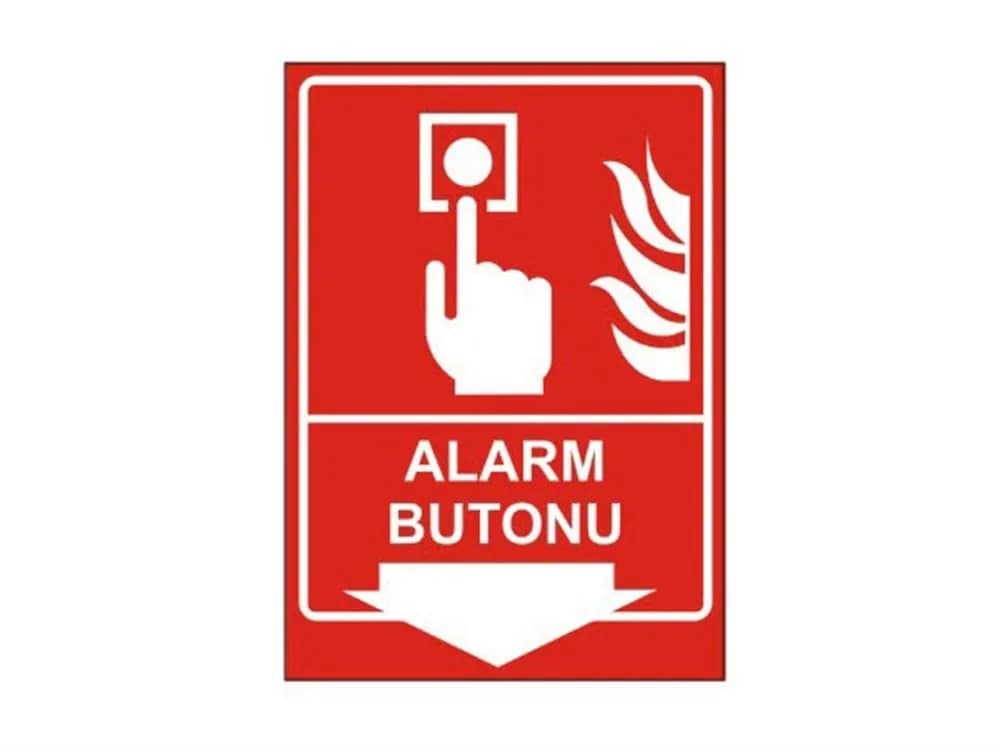 Alarm Butonu Levhası