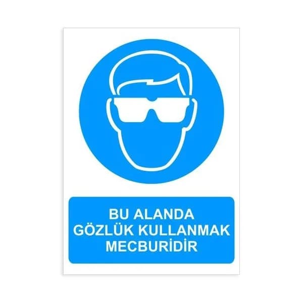 Bu Alanda Gözlük Takmak Mecburidir