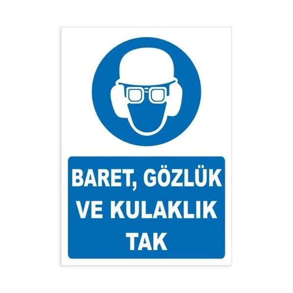 Baret Gözlük ve Kulaklık Tak