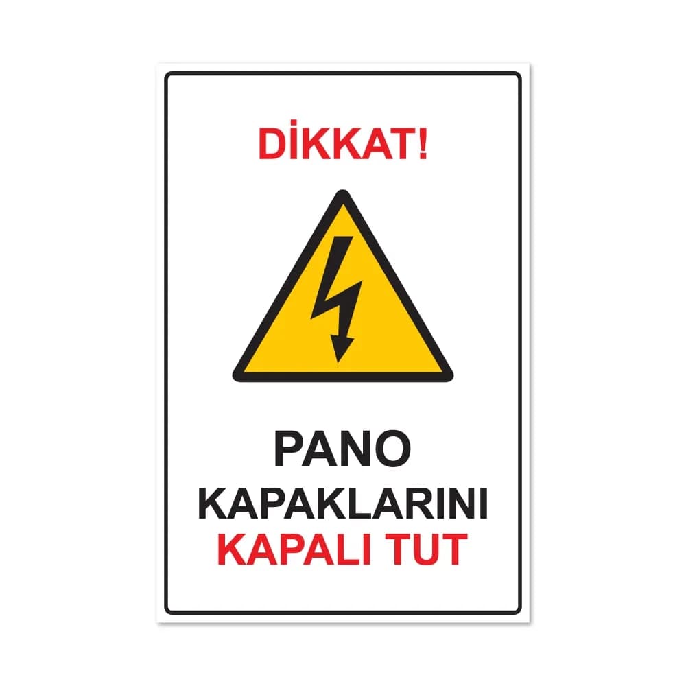 Pano Kapaklarını Kapalı Tut