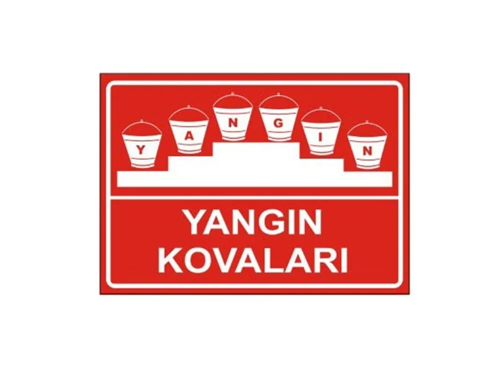 Yangın Kovaları Levhası