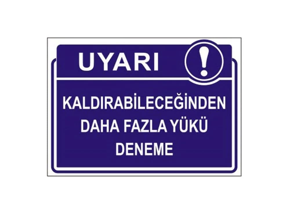 Kaldırabileceğinden Daha Fazla Yükü Deneme