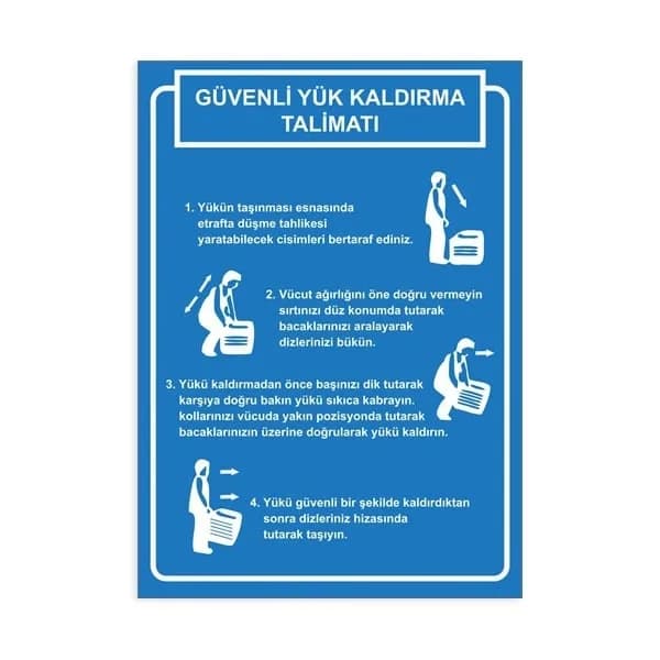 Güvenli Yük Kaldırma Talimatı