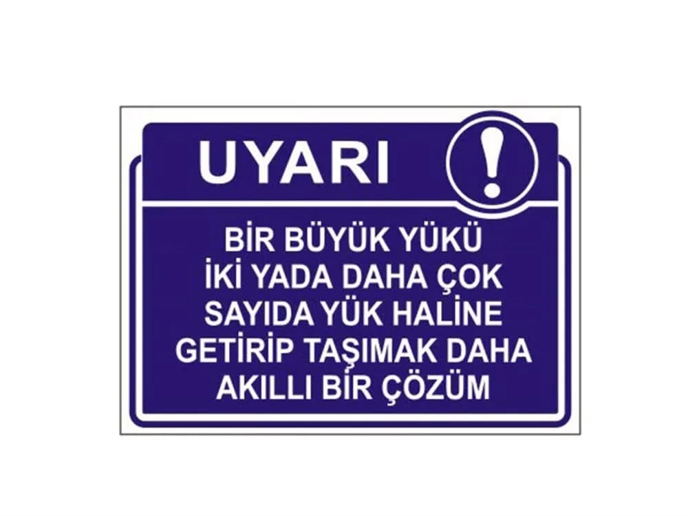 Bir Büyük Yükü İki Yada Daha Çok Sayıda