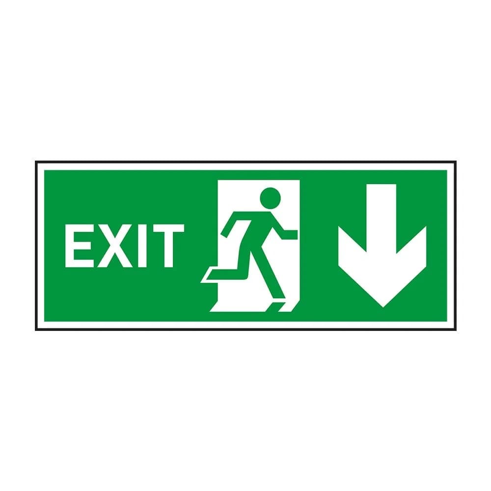 Exit Aşağı Ok Fotolümenli